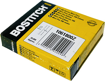 Шпилька без шляпки оцинкованная BOSTITCH Mini Pin 1061800Z 20т.шт. (18мм; 0.6х0.6 мм)