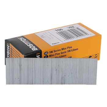 Шпилька без шляпки оцинкованная BOSTITCH Mini Pin 1062500Z 10т.шт. (25мм; 0.6х0.6 мм)